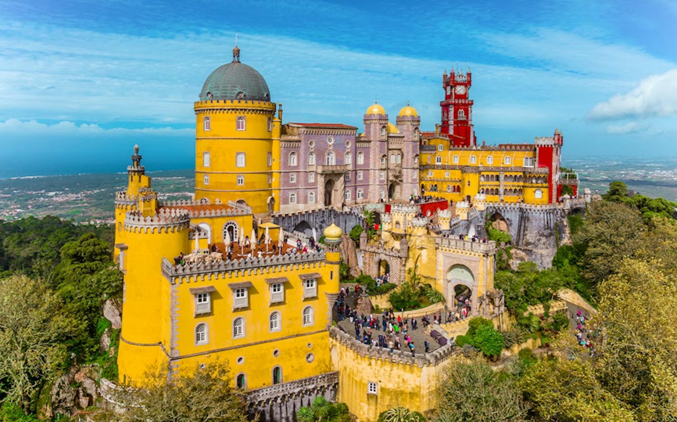 Sintra palace near Lisbon, a UNESCO World Heritage site