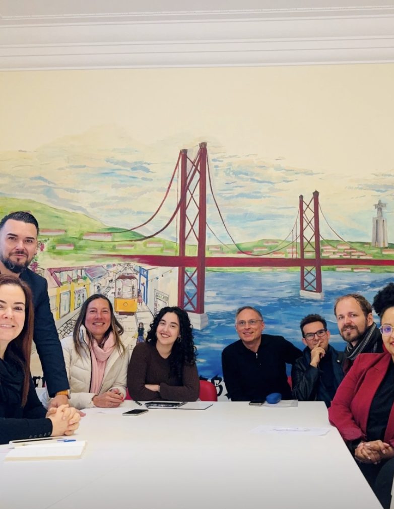 DNA Europe team meeting with European partner school representatives in Lisbon